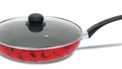 Padella bassa 1 manico con coperchio 28 cm - spessore 1,2 mm - Linea Eco Cooking ItalCook